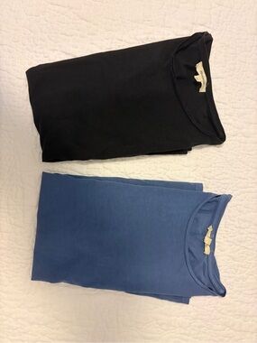 Madewell Short Sleeve Tees (2) - Black & Blue